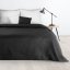 Dizajnový prehoz na posteľ Boni čiernej farby