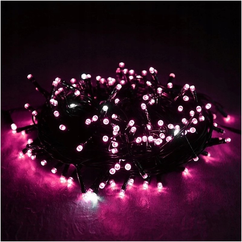 Ružové LED dekoratívne svetlá - vnútorné