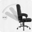 Ergonomska uredska stolica CABRO C505 do 150 kg crna
