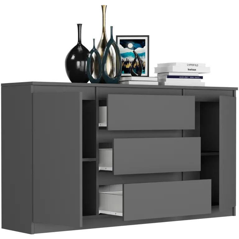 Geräumige Kommode R-140-S3 - verschiedene Farbvarianten