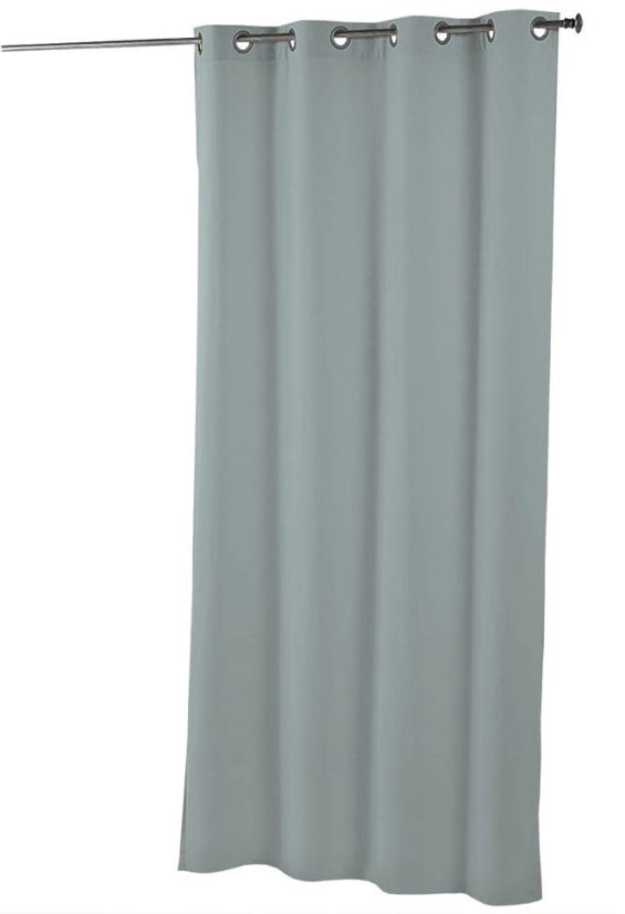 Světle šedý závěs jednobarevný 140 x 280 cm