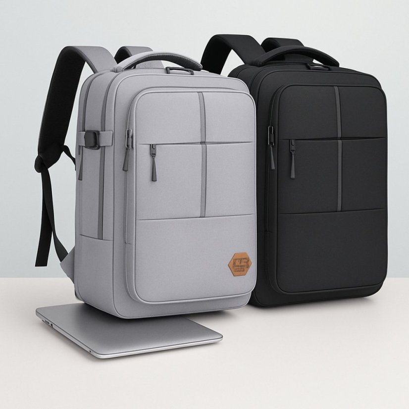 Rucsac impermeabil pentru școală, călătorie și sport - Culoare: Negru