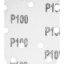 Carta vetrata velcro delta 140 x 140 x 80 mm, K100, 5 pezzi, con fori 54H012 GRAPHITE Carta vetrata velcro delta 140 x 140 x 80 mm, K100, 5 pezzi, con fori 54H012 GRAPHITE