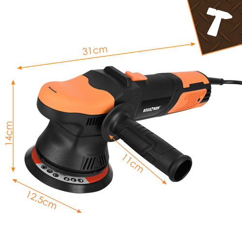 Bigstren DA 125 900 W-os autópolírozó sebességszabályozóval, 125 mm