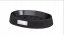 Runder Satz Bad-Accessoires in Schwarz mit goldenen Details