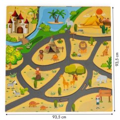 Große Schaumstoffmatte für Kinder 89,5 x 89,5 cm