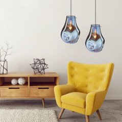 Design függőlámpa - BLUE SMOKE