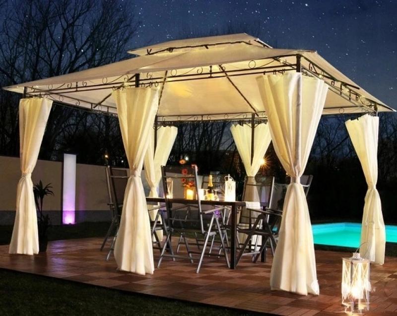 Stabilný záhradný pavilón 3 x 4 m
