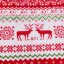 Doppelseitige Weihnachtsdecke mit Lamm