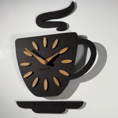 Falióra Time for Coffee csésze alakú 45 x 30 cm-es falióra 45 x 30 cm