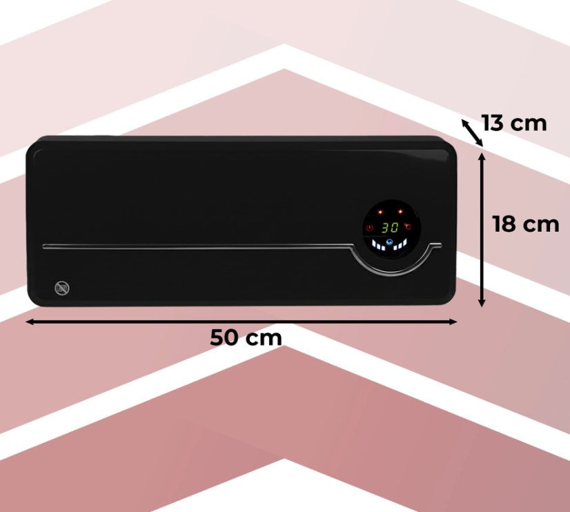 Vzduchová clona Kaminer AIRO 2000W s WiFi ovládaním a keramickým PTC ohrievačom