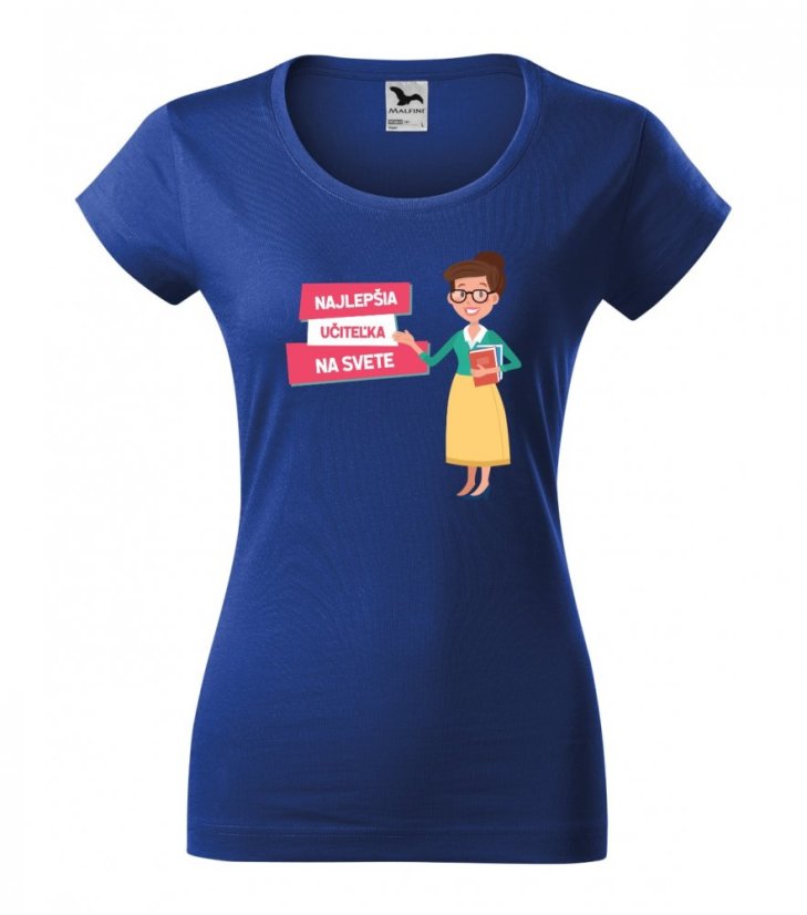 Dámske tričko s krátkym rukávom pre najlepšiu učiteľku