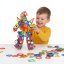 Magnetischer Baukasten für Kinder - 130-teiliges Set aus bunten magnetischen Würfeln
