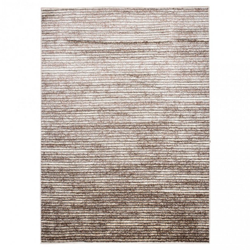 Moderní koberec v hnědých odstínech s tenkými proužky - Rozměr koberce: Šířka: 200 cm | Délka: 300 cm