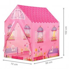 Kinderspielzelt mit Barbiehaus-Design