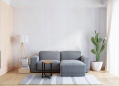 Kulatý konferenční stolek v loftovém stylu 29 x 42 cm
