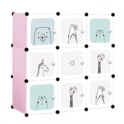 Dulap modular pentru copii cu animale