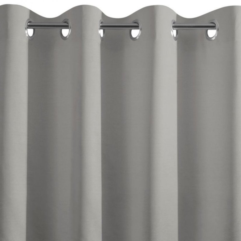 Dunkelgrauer Verdunkelungsvorhang mit dichtem Gewebe 140 x 250 cm