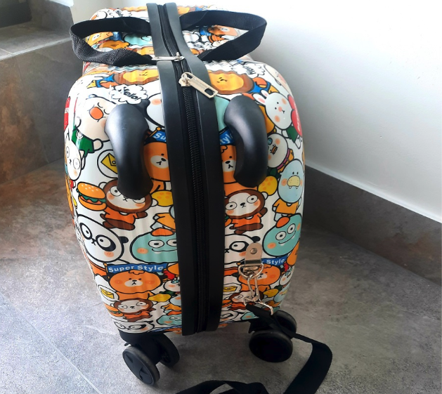 Gyerek 2in1 kerekes bőrönd állat motívummal