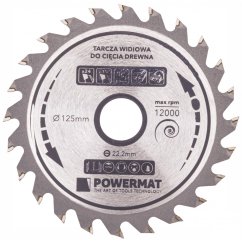 Lama a forcella 125x22,2 24z TDD-125x22,2x24Z