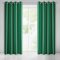 Stilvoller grüner Fenstervorhang