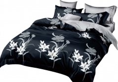 Modré posteľné obliečky z mikrovlákna 160x200 cm
