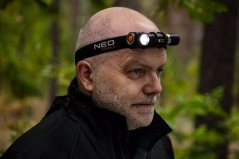 Lampada frontale ricaricabile a LED 800 lm