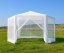 Gazebo da giardino con zanzariera 2 x 2 m