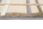 Terasový krémový koberec so sivý detailom - Rozmer koberca: Šírka: 80 cm | Dĺžka: 150 cm