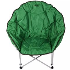 Skladacia kempingová stolička s nosnosťou 120 kg vodeodolná
