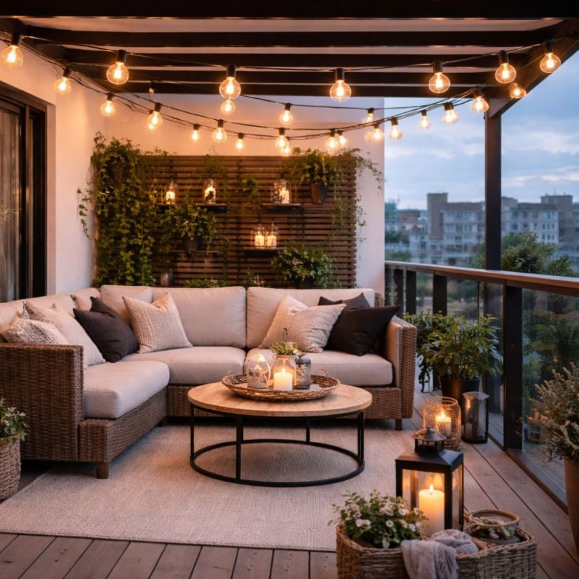 Vrvica vrtnih LED luči 15 m - 20 okrasnih žarnic G40, topla bela svetloba, IP44