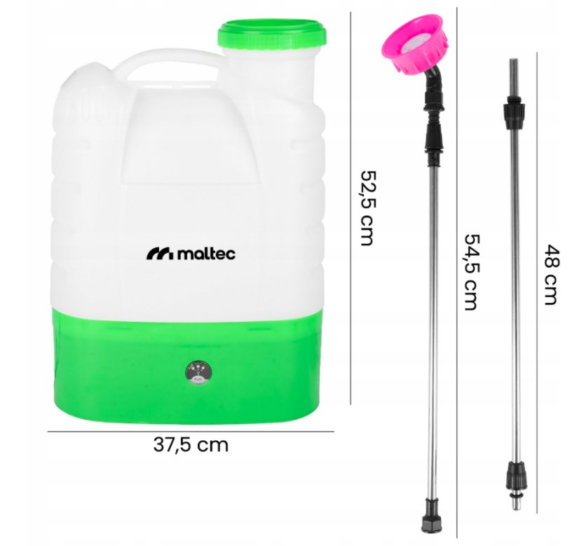 Vezeték nélküli kerti permetező MASTERSPRAY 16L teleszkópos fúvókával