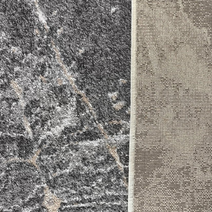 Covor gri modern cu model natural - dreptunghiular - Dimensiunea covorului: Lăţime: 160 cm | Lungime: 220 cm