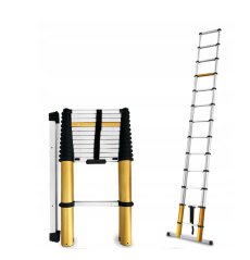Hliníkový teleskopický žebřík 13 stupňů 150 kg Hliníkový teleskopický žebřík 13 stupňů 150 kg