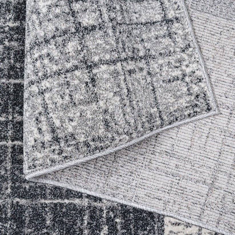 Moderný sivý koberec s jemným vzorovaním - Rozmer koberca: Šírka: 200 cm | Dĺžka: 290 cm
