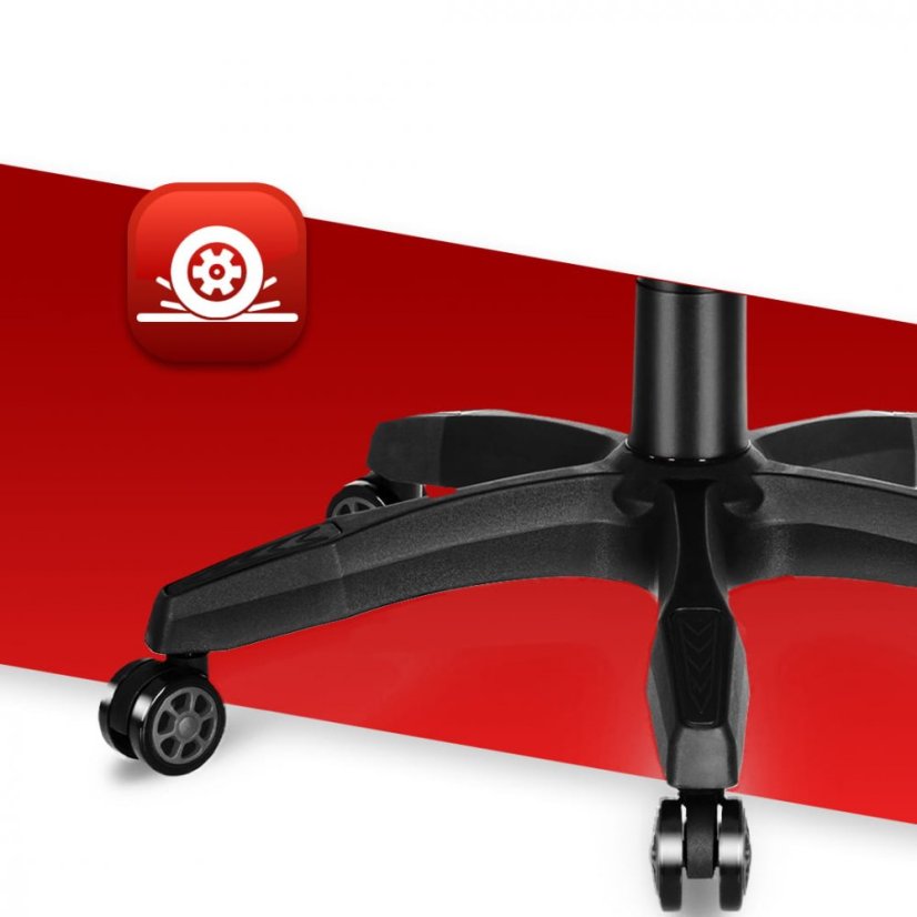 HC-1000 fekete LED RGB szövet játékszék