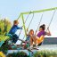 Gartenschaukel für Kinder mit Konstruktion