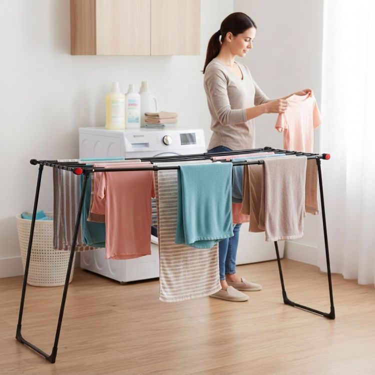 Teleszkópos ruhaszárító - 19 m szárítási felület