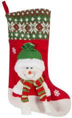 Nikolaus-Schneestiefel mit Schneemann