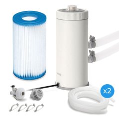 Pompă de filtrare pentru piscină 2006L/h + filtre și elemente de instalare INTEX 26604