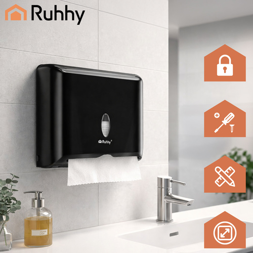 Fali papírtörlő adagoló ZZ - fekete