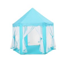 Tyrkysový domček s baldachýnom - detský stan na hranie