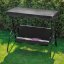 Gartenschaukel in Schwarz RELAX