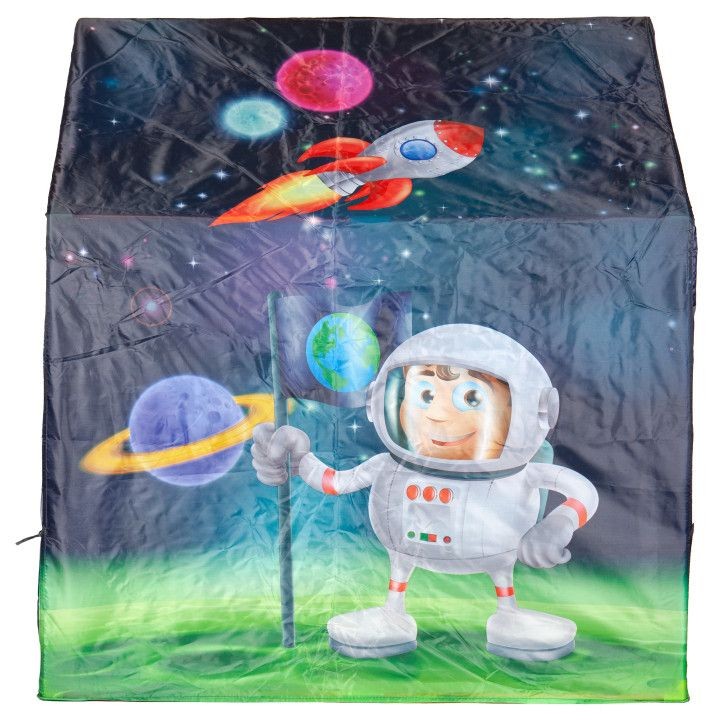 Otroški igralni šotor s čudovitim vesoljskim motivom