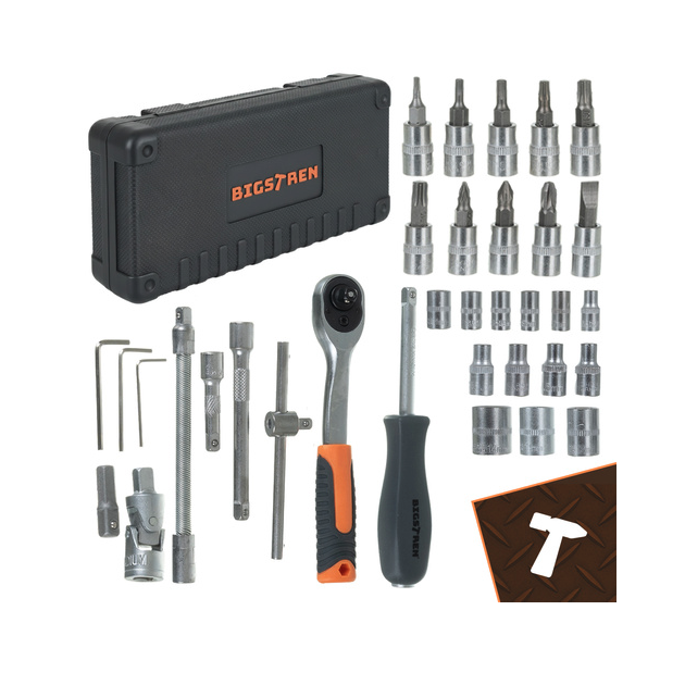 Set de unelte Bigstren cu 46 de piese în trusă