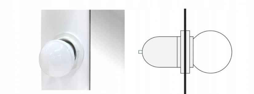 Toaletný stolík so svetielkami a šuflíkmi