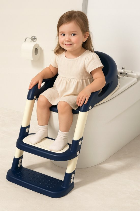 Gyermek WC-ülőke lépcsővel