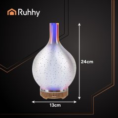 Ultrahangos párásító és aroma diffúzor LED világítással