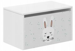Otroška škatla za shranjevanje z bradatim zajčkom, 40x40x69 cm