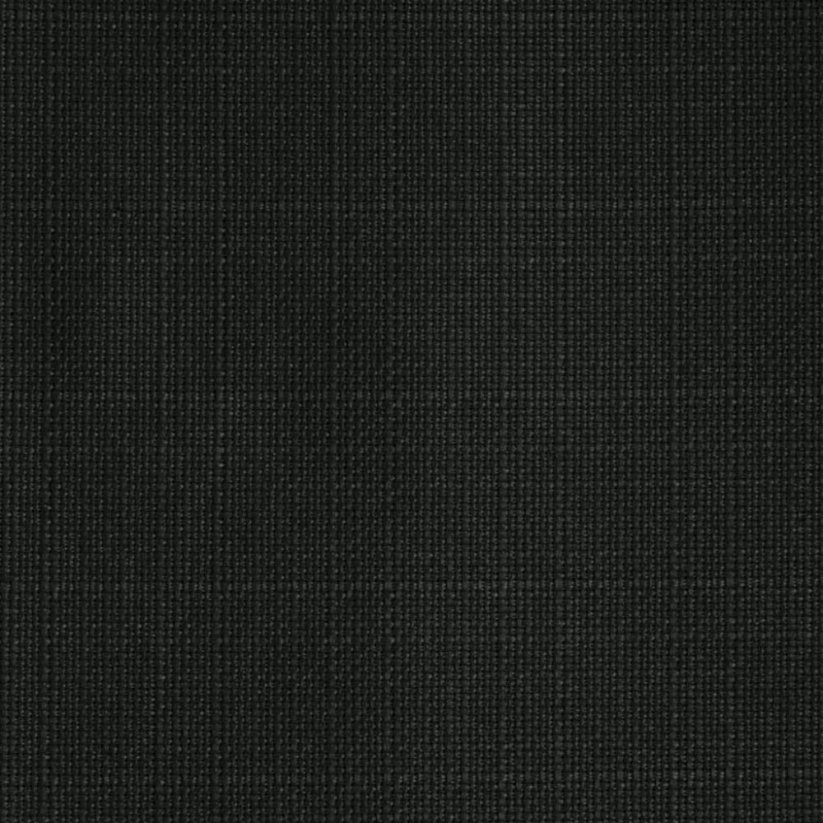 Klassischer monochromer schwarzer Quetschvorhang 140 x 270 cm